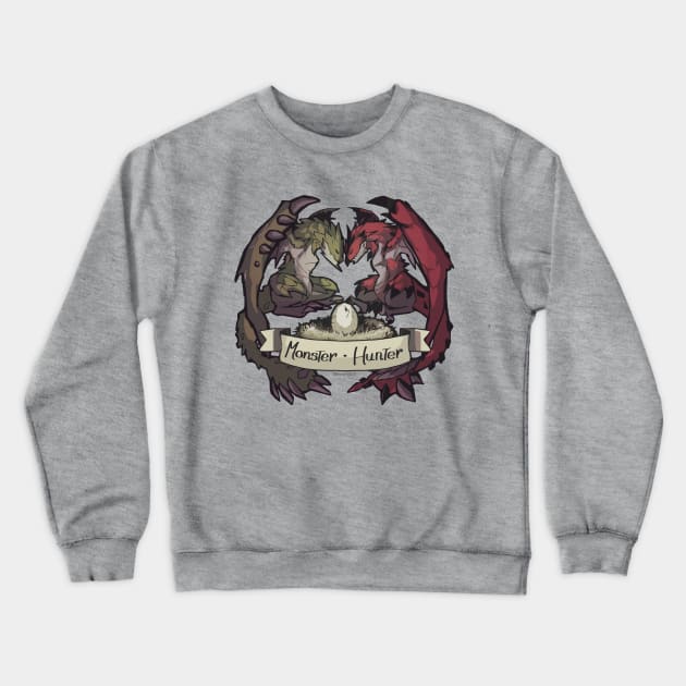 Monster Hunter - Love Crewneck Sweatshirt by Mikoto